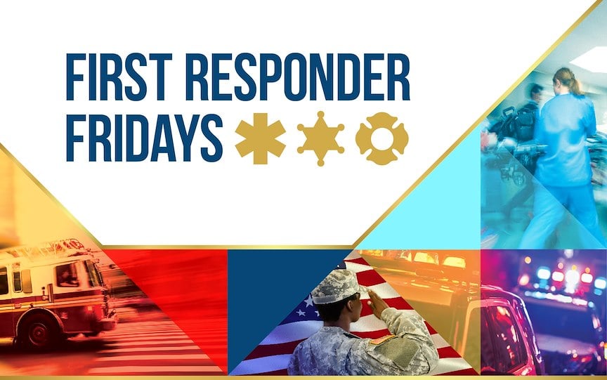 First Responder Fridays - $25 Bonus Play and a $25 Food Voucher for active and retired EMTs